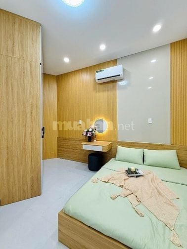 BÁN NHÀ CHÍNH CHỦ 637/QUANG TRUNG ĐÚC 1 LẦU 2PN HẺM ĐẸP FULL NỘI THẤT