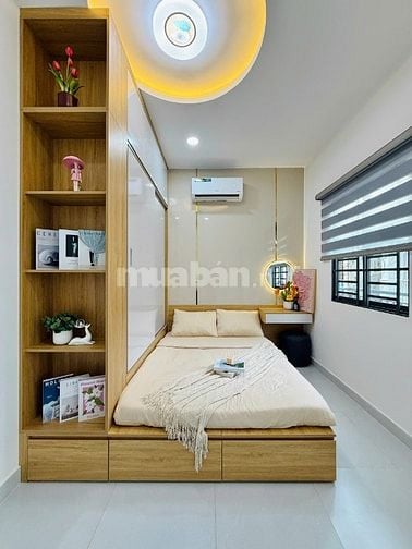 BÁN NHÀ CHÍNH CHỦ 637/QUANG TRUNG ĐÚC 1 LẦU 2PN HẺM ĐẸP FULL NỘI THẤT