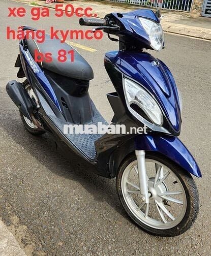 Thanh lý xe ga 50cc. Hãng kymco. Biển 81