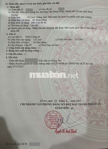 Đất mặt tiền kinh doanh KDC Đông An, 133m ngang 10m full thổ cư, 2825