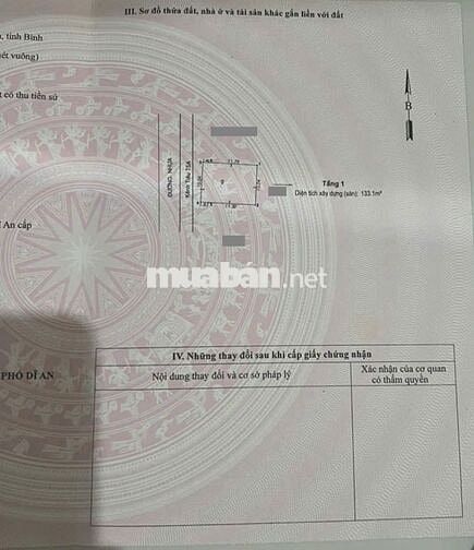 Đất mặt tiền kinh doanh KDC Đông An, 133m ngang 10m full thổ cư, 2825
