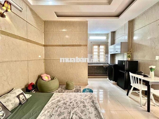 Cho Thuê Studio 30m2 Full NT Balcon Giặt Riêng Ngay Chợ Hoà Hưng Q10
