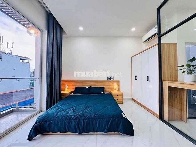 CHO THUÊ 1PN MỚI 100% + BANCON + FULL NT Ở NGUYỄN VĂN NGHI ,GV