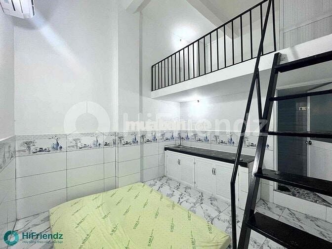 Phòng trọ đi bộ qua đh Y dược dạng gác ở 2-3 bạn siêu tiện nè