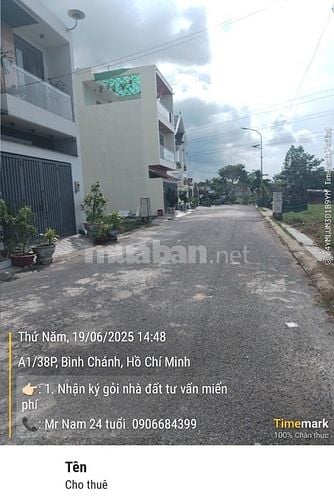 Bán đất đường Hoàng Phan Thái, Cách đường quốc lộ 1A 1km Gần chợ Bình 