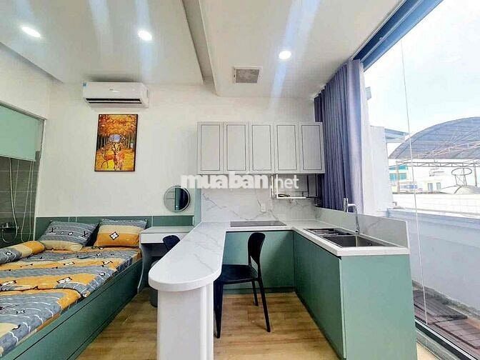 CHO THUÊ CĂN HỘ STUDIO BALCONY - MÁY GIẶC RIÊNG - NGAY ĐH IUH - VLUCS2