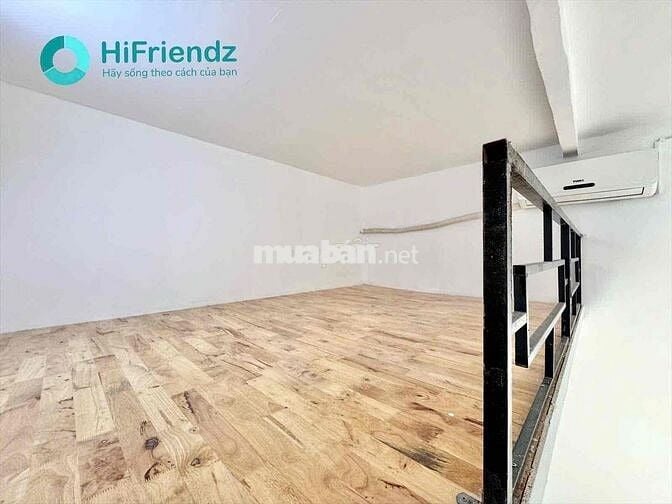 Phòng trọ gác rộng 25m2 ở được nhóm 4 bạn sinh viên kế cầu nguyễn vcu