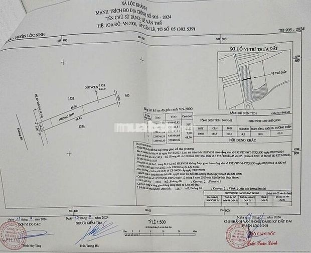 Đất Nền 224m² Bình Phước Thanh Toán 183 Triệu Nhận Tiền Thuê Ngay