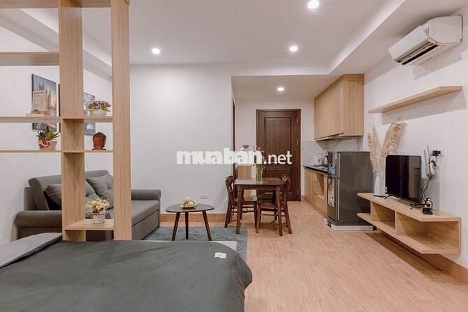 CHO THUÊ STUDIO - 1 PHÒNG NGỦ BAN CÔNG NGAY ĐỘI CẤN, LOTTE LIỄU GIAI