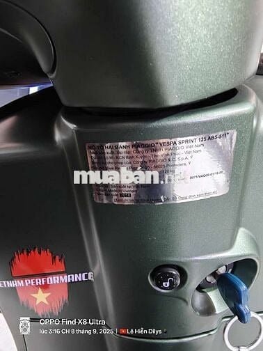 vespa Sprint 125 ABS cuối 2018 -2019 odo 13289km z