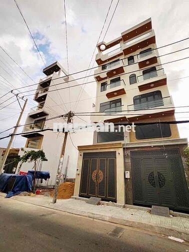 MẶT TIỀN 6 TẦNG MỚI XÂY TUYỆT ĐẸP CÓ THANG MÁY FULL NỘI THẤT - 72M2