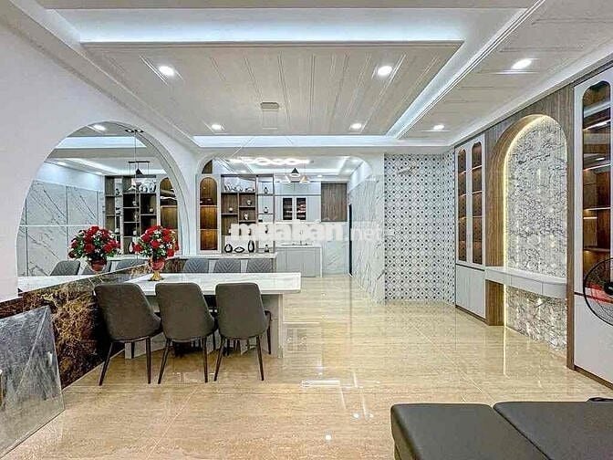 TÂN HƯNG QUẬN 7 - FULL NỘI THẤT ĐÁ HOA CƯƠNG - 4 TẦNG - HOÀN CÔNG