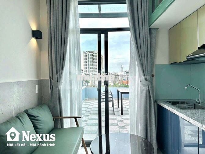 Duplex ban công siu rộng quận 7. Gần đh ufm, KCX, Ở được 2-3 người