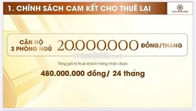 Căn hộ cao cấp Cần Thơ Cara River Park