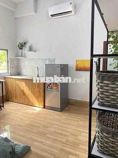 CHO THUÊ PHÒNG STUDIO CỬA SỔ TRỜI FULL NỘI THẤT