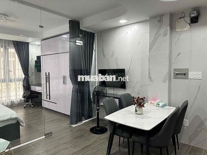 Căn Hộ 1PN Cao Cấp, Cửa Sổ Lớn, Máy Giặt Riêng Gần Cầu Thị Nghè - Q1