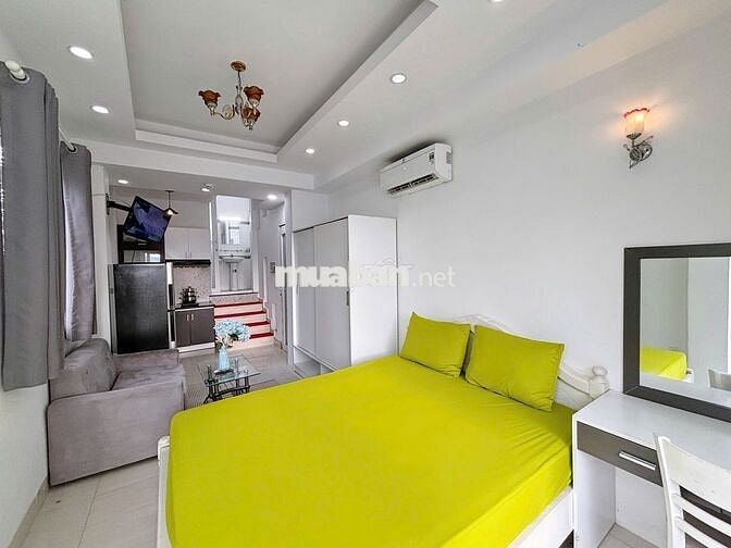 Ở NGAY! CĂN HỘ BAN CÔNG GẦN CẦU LÊ VĂN SỸ Q.3 THANG MÁY - BẢO VỆ 24/24