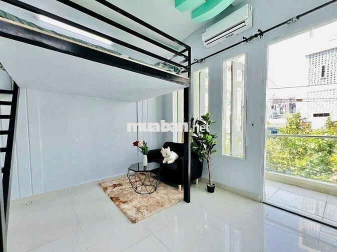 Siêu phẩm CHDV, Duplex có ban công rộng, full nội thất 100%,DT 30m2