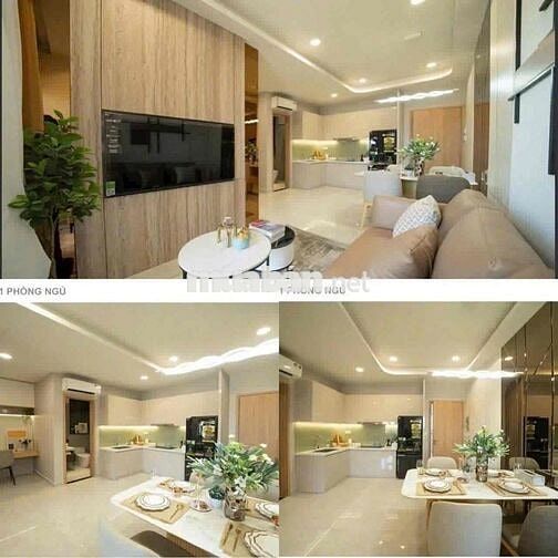 Căn hộ 1 phòng ngủ K-Home new city diện tích 46,96ha nằm trên đường D5
