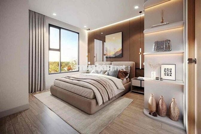 Căn hộ 1 phòng ngủ K-Home new city diện tích 46,96ha nằm trên đường D5