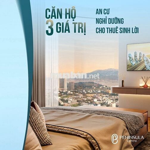 Sở hữu ngày căn hộ 2PN rộng 78m2 dự án Peninsula Đà Nẵng