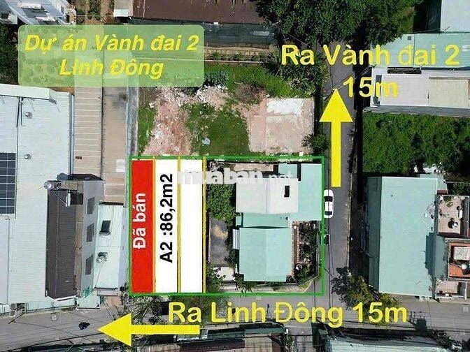 🏡 Bán đất mặt tiền đường 26, P. Linh Đông – 86.2m² (4x21.55m) – Giá 8.