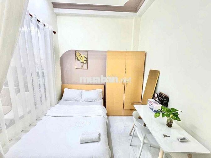 CHO THUÊ PHÒNG STUDIO FULL NỘI THẤT, CỬA SỔ THOÁNG, KHU SÂN BAY