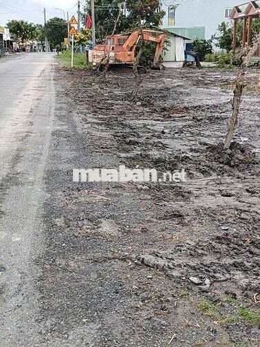 Đất thổ cư đã san lấp cao ráo . MT Cao Thị Mai Tân Trụ Long An