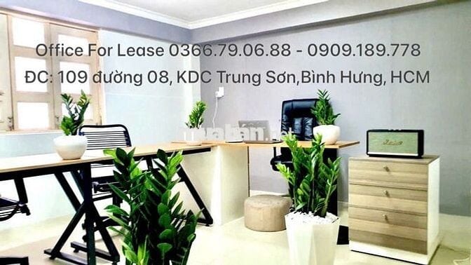 🌼🌼🌼Văn phòng Trung Tâm Khu Trung Sơn cho thuê giá 5tr-8tr/ tháng