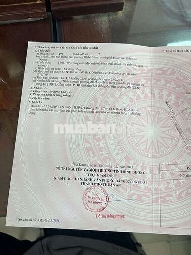 BÁN ĐẤT BÌNH NHÂM 88 ,P LÁI THIÊU ,TP HCM