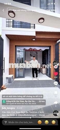 Nhà Mặt tiền ql50-ngay ngã ba tân kim -di chuyển nen quận 8 10p