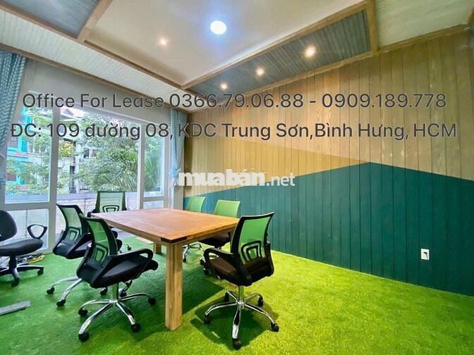 🌼🌼🌼Văn phòng Trung Tâm Khu Trung Sơn cho thuê giá 5tr-8tr/ tháng