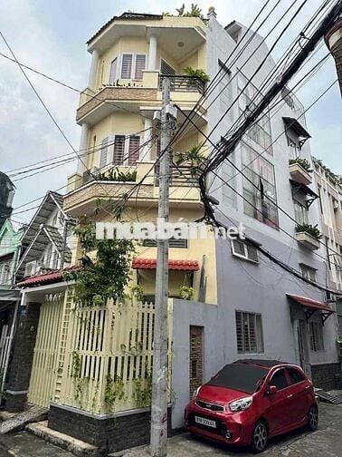 Nhà góc 2MT khu Bàu Cát 50m2, 5 tầng thu nhập 40tr/tháng, giá 10.5 tỷ