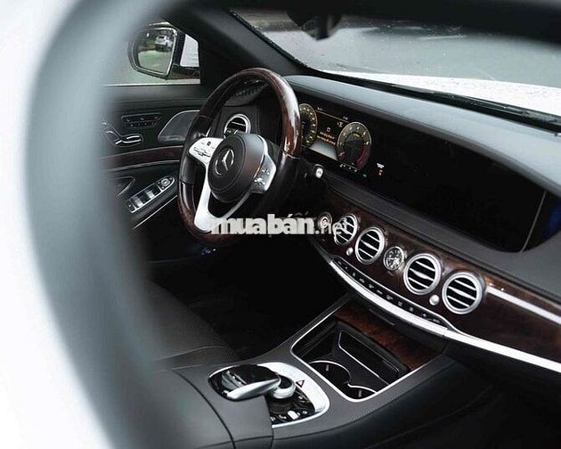 Mercedes S450L Model 2018 - Trắng Đen