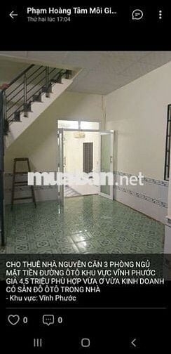 Bán nhà mặt tiền đường Ngô Đến