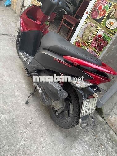 Honda Vision Máy Zin Êm Ru Xe Đẹp Biển 29 Cực Ngon