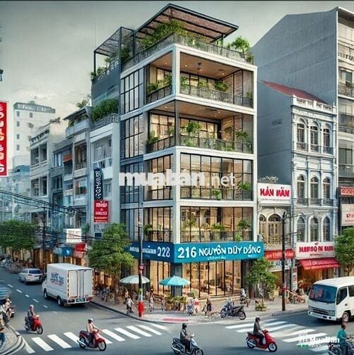 Cho thuê nhà góc hai mặt tiền Nguyễn Duy Dương, P.2, Q.10