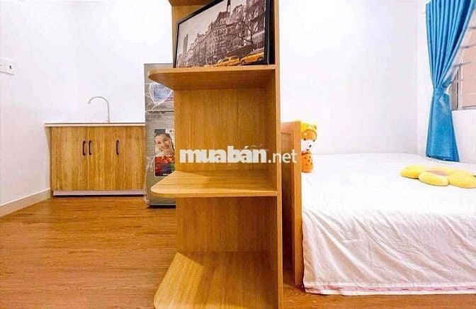🏠 Dạng Phòng ngủ tách bếp, 30m2 full nội thất, gần ngã tư hàng xanh
