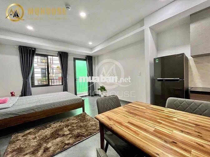 CHO THUÊ STUDIO BAN CÔNG ĐẦY ĐỦ NỘI THẤT, ẢNH SAO PHÒNG VẬY