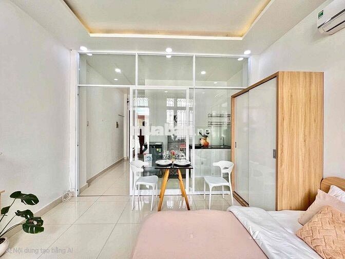 CHO THUÊ CĂN HỘ BANCOL - PHÒNG NGỦ TÁCH BẾP - HƠN 40m2