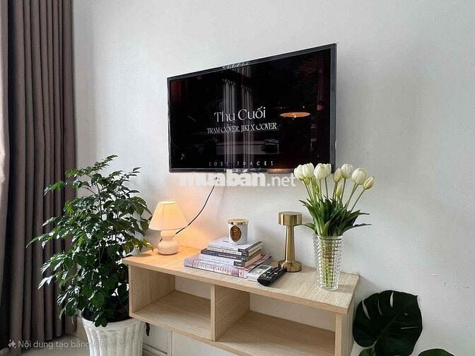 CHO THUÊ CĂN HỘ BANCOL - PHÒNG NGỦ TÁCH BẾP - HƠN 40m2