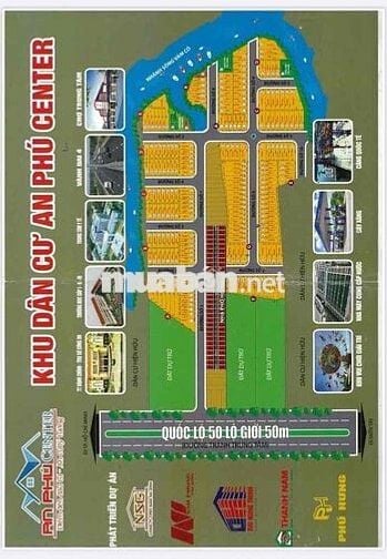 Chính chủ cần bán lô đất 100m2 Khu dân cư An Phú, Quốc lộ 50, Cần Đươc