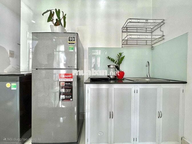 CHO THUÊ CĂN HỘ BANCOL - PHÒNG NGỦ TÁCH BẾP - HƠN 40m2