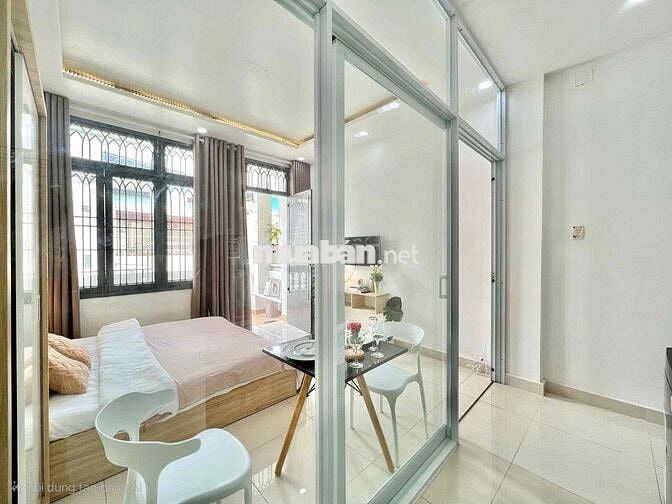 CHO THUÊ CĂN HỘ BANCOL - PHÒNG NGỦ TÁCH BẾP - HƠN 40m2
