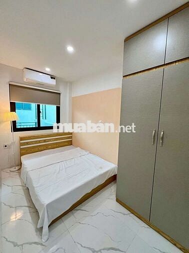 Bóc tem CCMN 1n1k 35m2 full đồ xịn sò. Ban công, máy giặt _ Quan Nhân