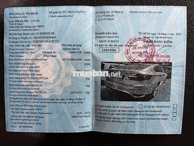 BMW X6 2008  - 120000 km