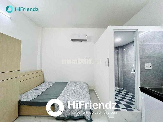 Cho thuê căn Studio - Lầu 1 thang bộ - Khu Sân bay - Mặt Tiền đường