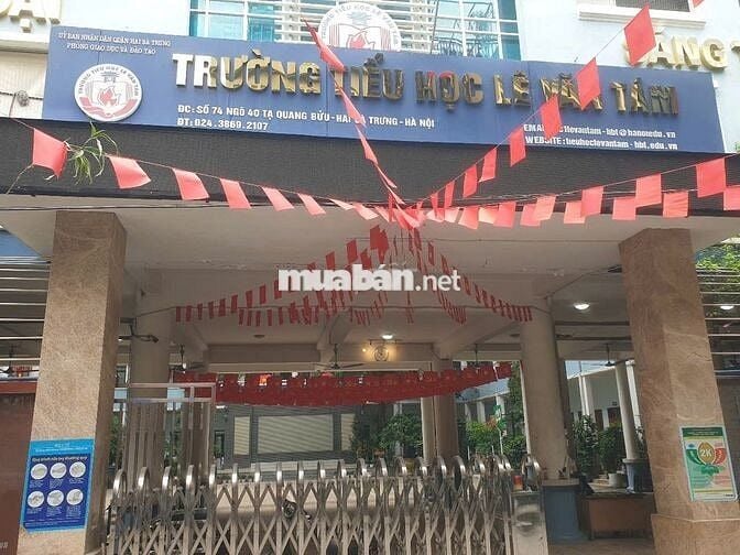 NHÀ HAI BÀ TRƯNG–MẶT PHỐ–GẦN TRƯỜNG ĐẠI HỌC– DIỆN TÍCH ĐẸP- GIÁ VUI VẺ