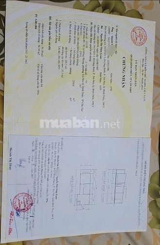 Bán nền và nhà cấp 4 đường Công Binh
