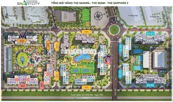 Bán căn hộ góc 2PN 72m² - Phân khu GS -  Vinhomes Smart City